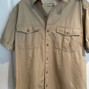 Orvis Men’s Cotton Shirt Safari Hunting Large